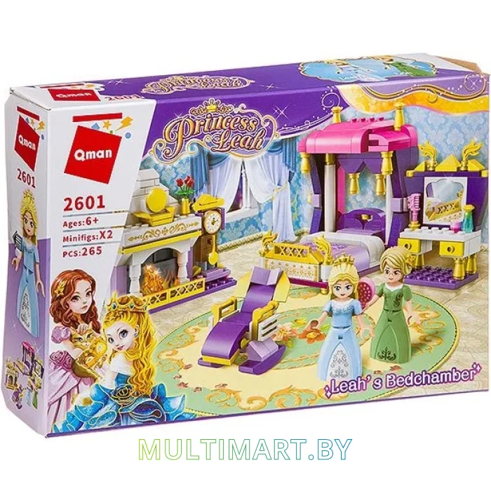 Конструктор Qman Princess Leah 2601 Спальня принцессы